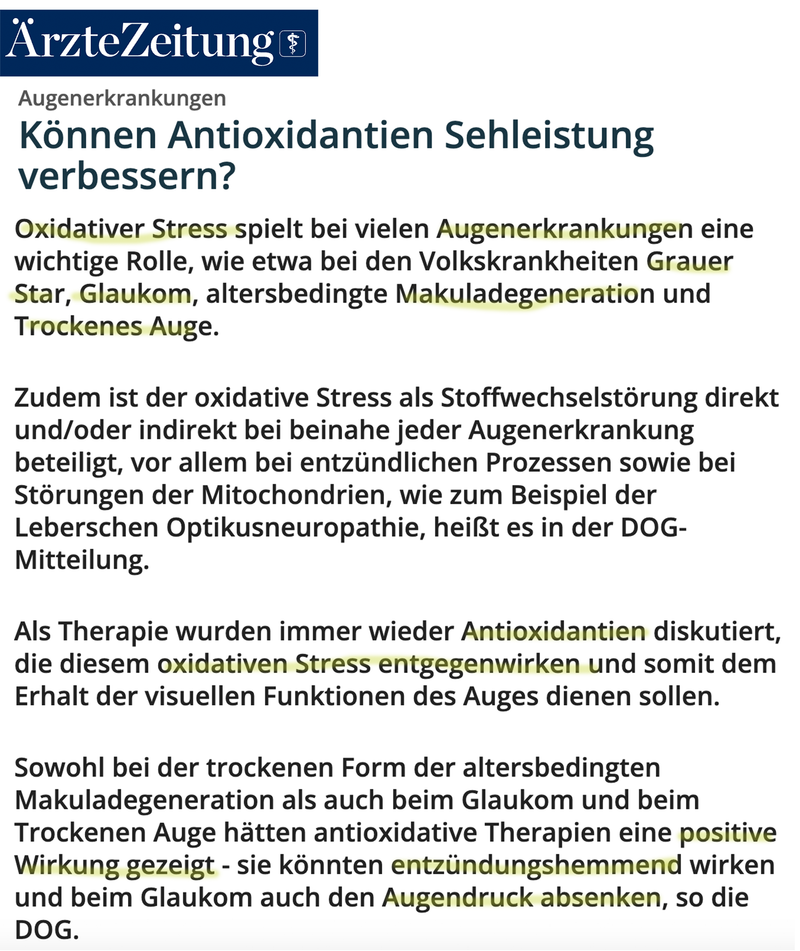 Augen komplex augendruck aerztezeitung