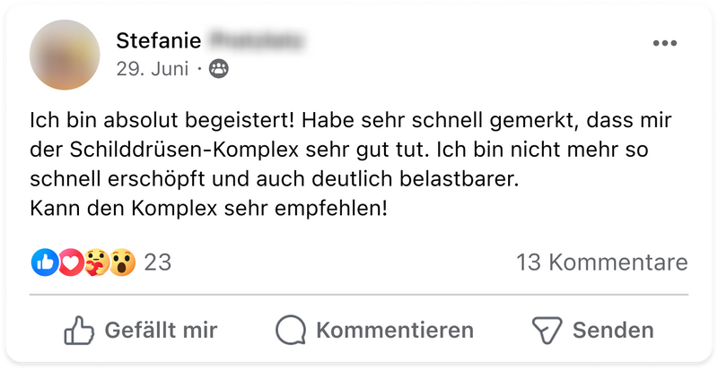 Facebook   schilddruese   stefanie