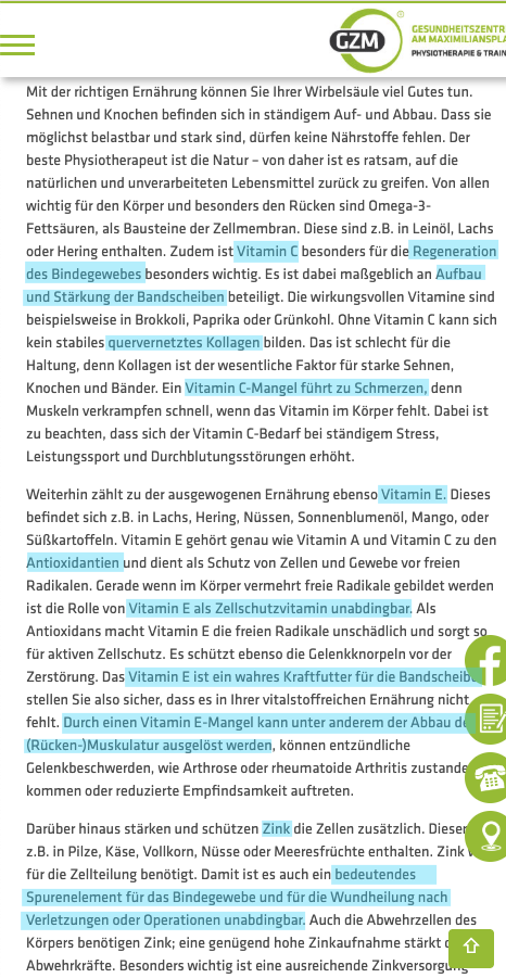 Neuro bandscheibe fachartikel 3 vit c und e