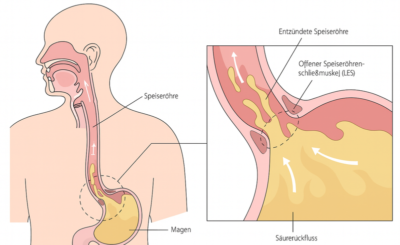 Reflux illustration
